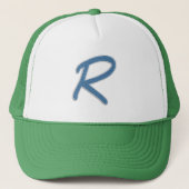 Casquette Initiale bleue "R" (Devant)