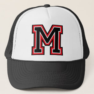 Casquette Initiale du monogramme "M"