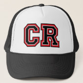 Casquette Initiales de "CR" de monogramme (Devant)