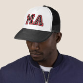 Casquette Initiales du monogramme 'MA' (En situation)