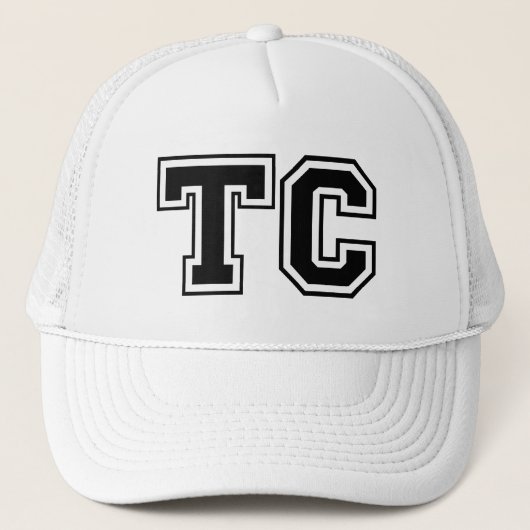 Casquette Initials 'TC' Monogram (Devant)