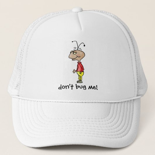 Casquette Insecte de bande dessinée (Devant)