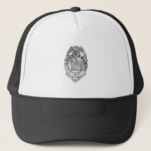 Casquette Insigne d'agent de police (Devant)