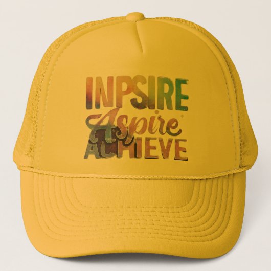 Casquette "Inspirer Aspire Atteindre" (Devant)