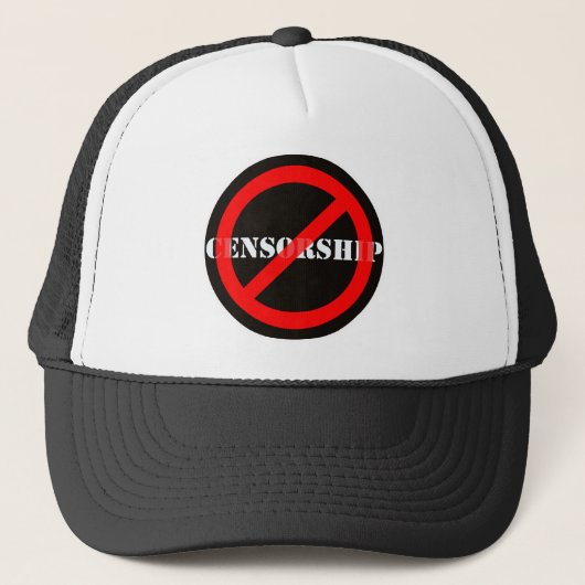 Casquette Interdire la censure (Devant)