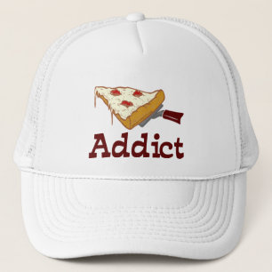 Casquette Intoxiqué de pizza