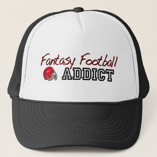 Casquette Intoxiqué du football d'imaginaire (Devant)