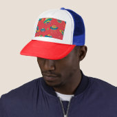 Casquette Inventaires d'espace UFO rétro (En situation)