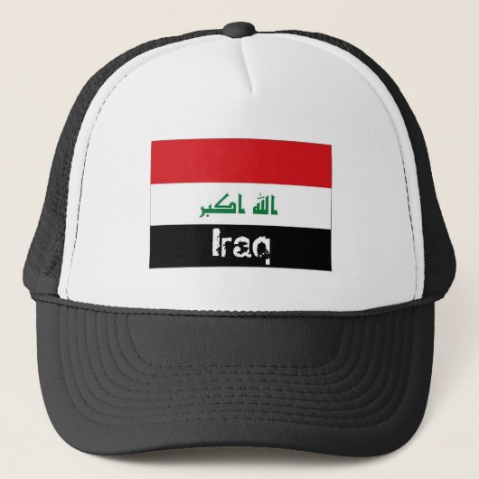 Casquette irakien de souvenir de drapeau de l'Irak (Devant)