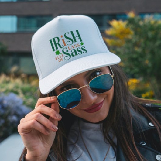 Casquette Irish Lass Plein De Sass Drôle St Patrick's Day