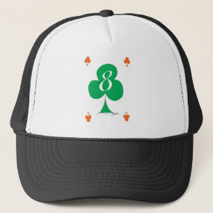 Casquette Irlandais chanceux 8 des clubs, fernandes élégants