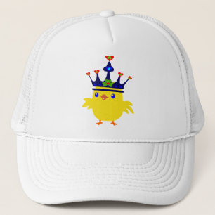 Casquette ♫ ♥ Irlandais King Crowned Chicken Stylish Trucker