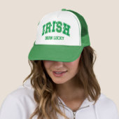 Casquette Irlandais né chanceux (En situation)