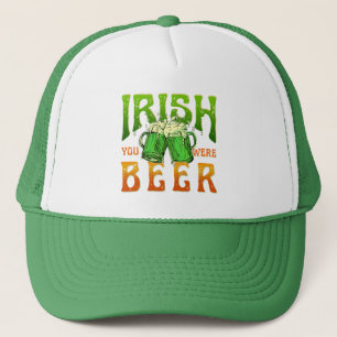CASQUETTE IRLANDAIS TU ÉTAIS BIÈRE DRÔLE DE BOIRE IRLANDE