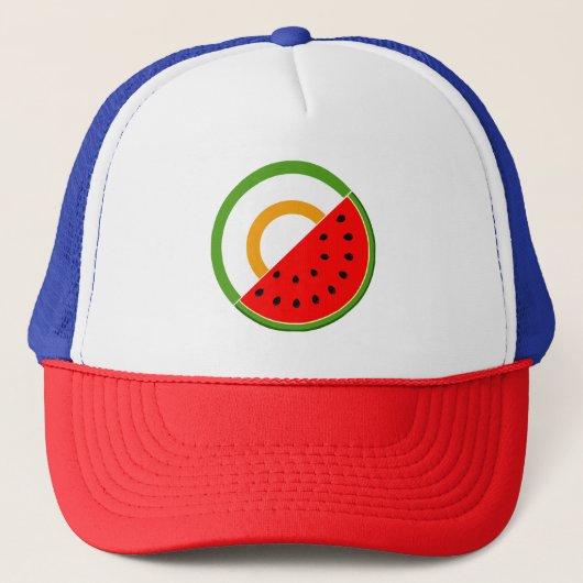 Casquette IRLANDE AVEC PALESTINE - Watermelon (Devant)