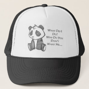 Casquette isolé de panda