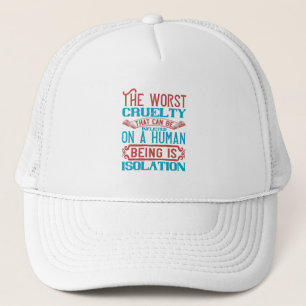 Casquette Isolement de quarantaine Conscience de la couronne