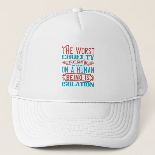 Casquette Isolement de quarantaine Conscience de la couronne (Devant)