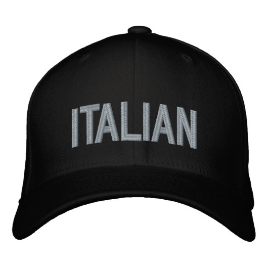 Casquette italien brodé (Devant)