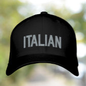 Casquette italien brodé