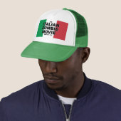 Casquette italien de fan de cinéma de zombi (En situation)