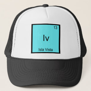 Casquette Iv - Isla Vista T-shirt drôle de symbole d'élément