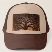 Casquette Jacaranda Tree Bois de la sculpture, (Devant)