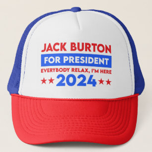 Casquette Jack Burton Pour Président 2024