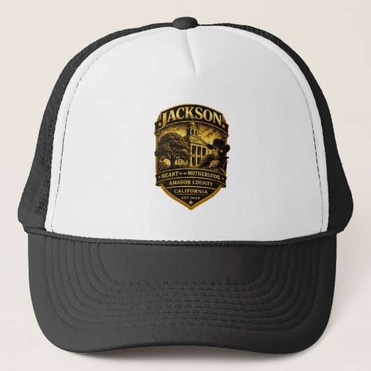 Casquette Jackson, California – Historic Crest design (Devant)
