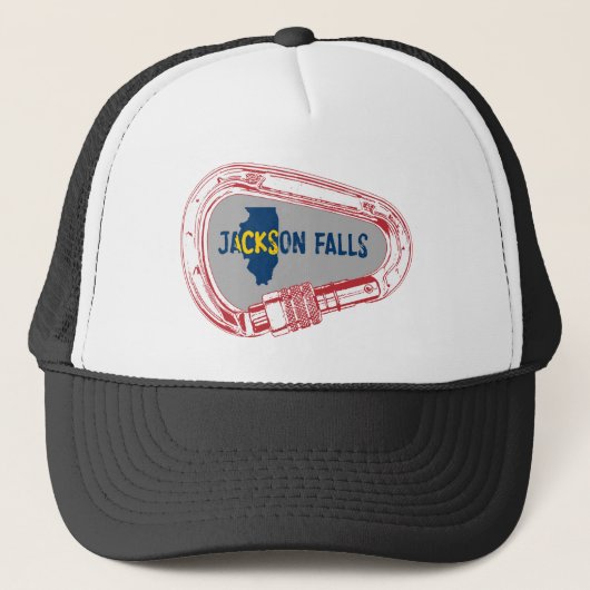 Casquette Jackson Falls Illinois Rock Escalade Carabiner (Devant)