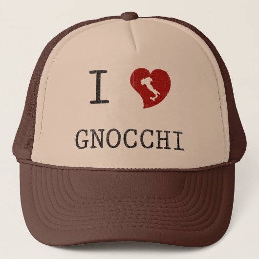 Casquette J'adore Gnocchi (Devant)