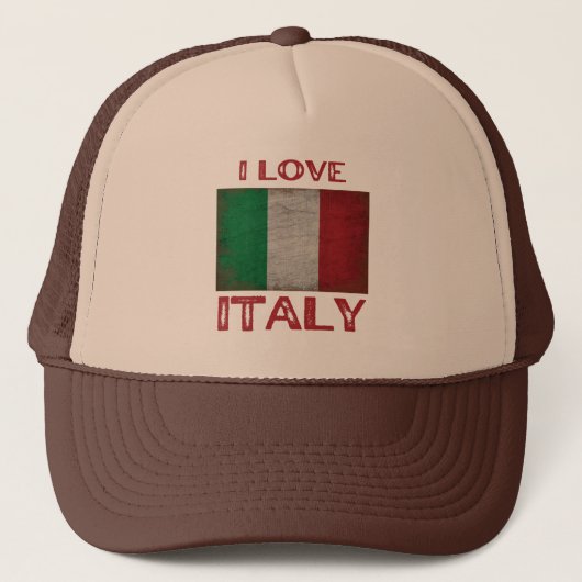 CASQUETTE J'ADORE ITALIE TRUCKER HAT (Devant)