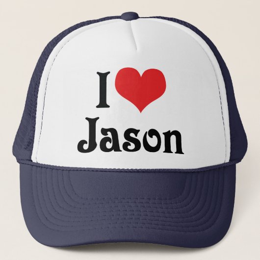 Casquette J'adore Jason (Devant)