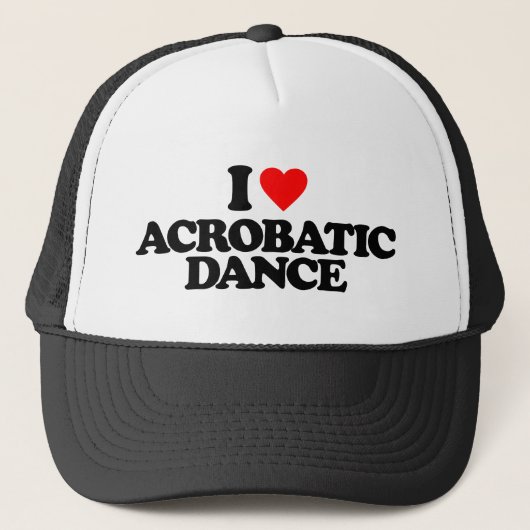 CASQUETTE J'ADORE LA DANSE ACROBATIQUE (Devant)