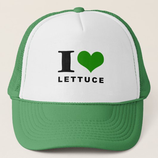 Casquette J'adore la laitue (Devant)