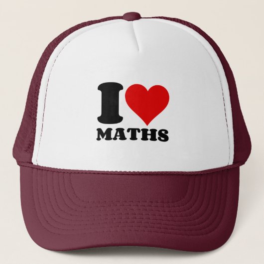 CASQUETTE J'ADORE LA MATHÉTIQUE (Devant)