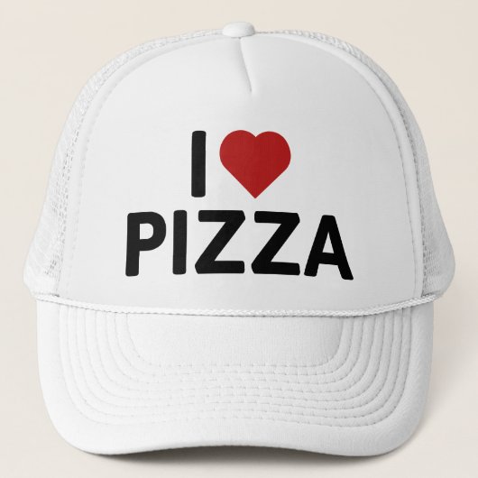 Casquette J'adore la pizza (Devant)