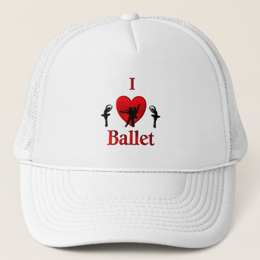 Casquette J'adore le ballet (Devant)