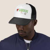 Casquette J'adore le jardinage (En situation)