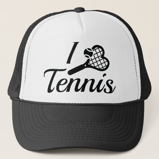Casquette J'adore le tennis (Devant)