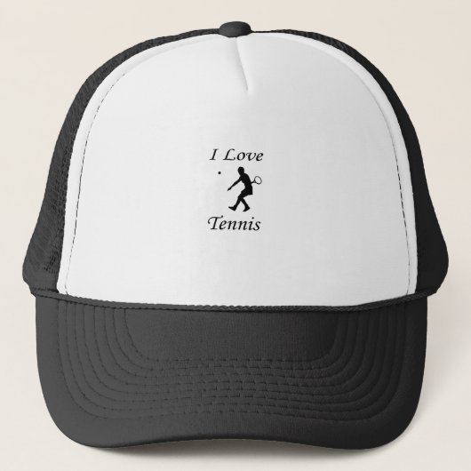Casquette J'adore le tennis (Devant)