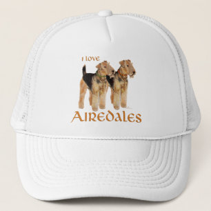 Casquette J'adore les Airedales