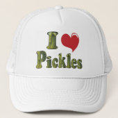 Casquette J'adore les cornichons (Devant)