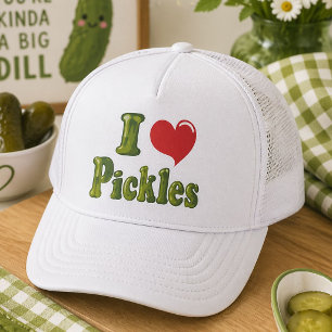 Casquette J'adore les cornichons