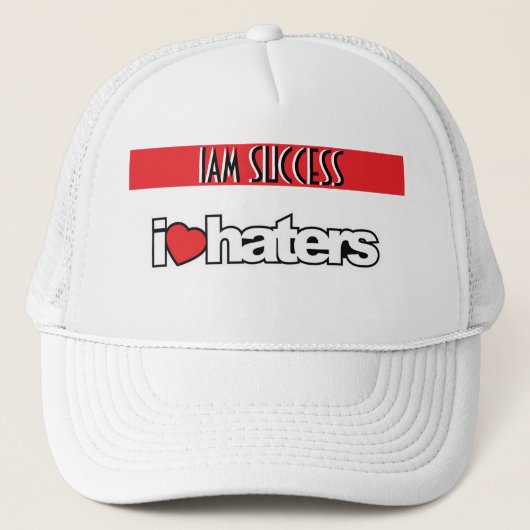 CASQUETTE J'ADORE LES DÉTESTEURS (Devant)