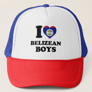 Casquette J'adore les garçons béliziens