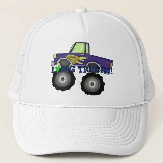 Casquette J'adore les gros camions (Devant)