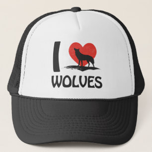 Casquette J'adore les loups