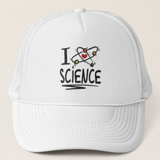 Casquette J'adore les sciences (Devant)