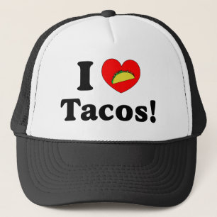 Casquette J'adore les tacos drôle amateur de Taco Tuesday